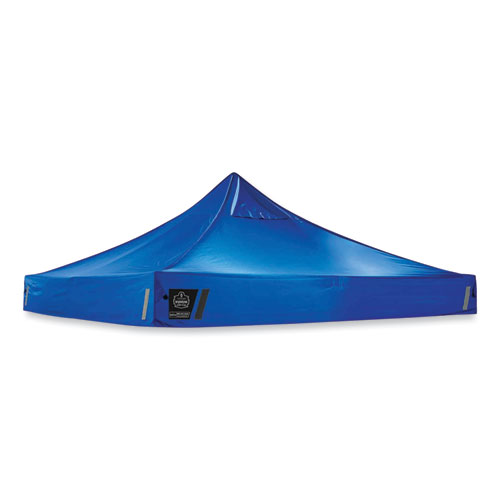 Ergodyne® Shax 6000C Replacement Pop-Up Tent Canopy For 6000, 10 Ft X 10 Ft, Polyester, Blue, Ships In 1-3 Business Days