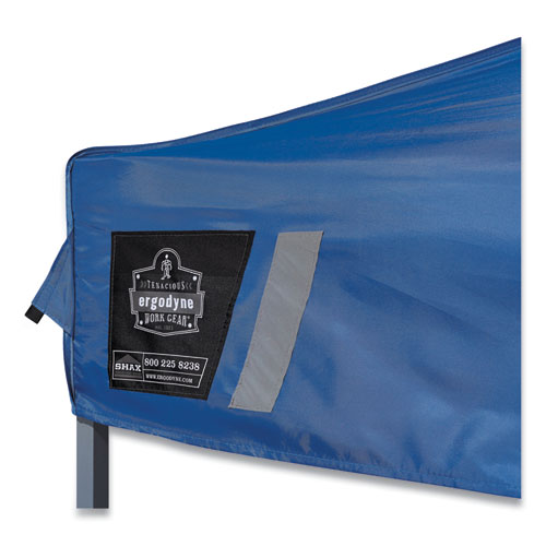 Image of Ergodyne® Shax 6000C Replacement Pop-Up Tent Canopy For 6000, 10 Ft X 10 Ft, Polyester, Blue, Ships In 1-3 Business Days