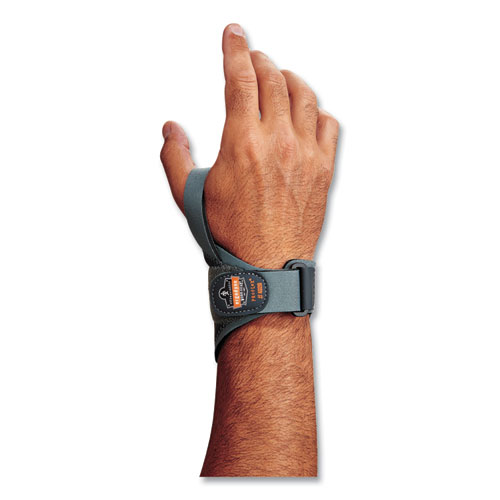 Image of Ergodyne® Proflex 4020 Lightweight Wrist Support, 2X-Large, Fits Right Hand, Gray, Ships In 1-3 Business Days