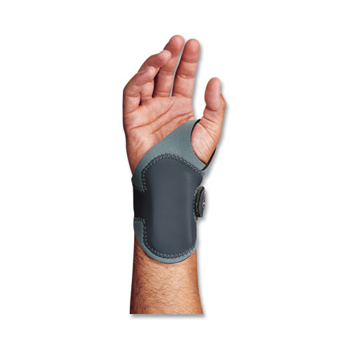 ProFlex 4020 Lightweight Wrist Support, Large/X-Large, Fits Right Hand, Gray, Ships in 1-3 Business Days