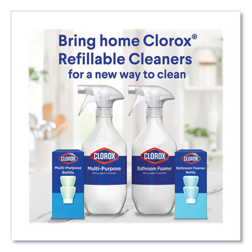 Clorox Multipurpose Degreaser Cleaner Refill Pods, Crisp Lemon Scent, 2 Pods/Box, 8 Boxes/Carton