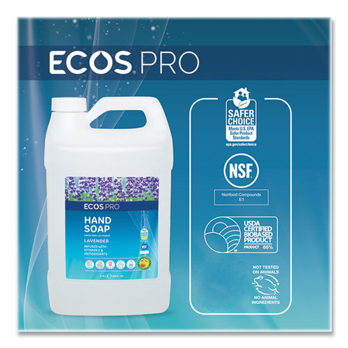 Image of Ecos® Pro Liquid Hand Soap, Lavender Scent, 1 Gal Bottle