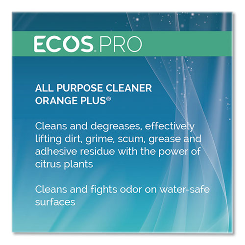 Image of Ecos® Pro Orange Plus All Purpose Cleaner And Degreaser, Citrus Scent, 1 Gal Bottle