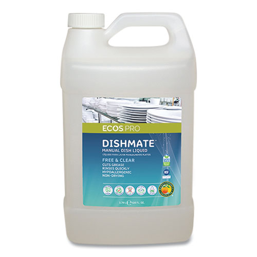 ECOS® PRO Dishmate Manual Dish Liquid, 128 oz Bottle