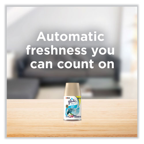 Image of Glade® Automatic Air Freshener, Aqua Waves, 6.2 Oz, 4/Carton