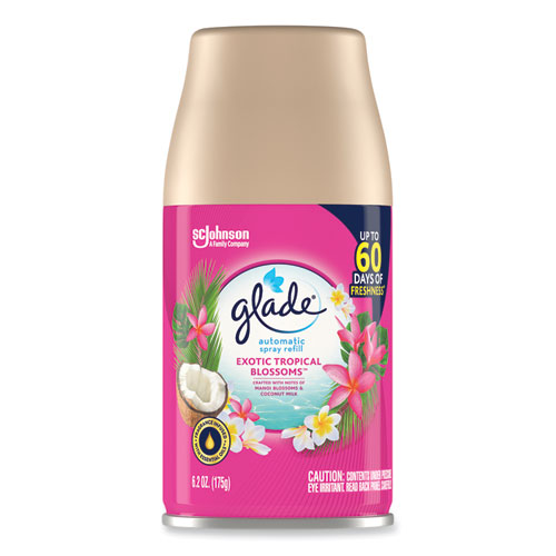 Image of Automatic Air Freshener, Exotic Tropical Blossoms, 6.2 oz, 4/Carton