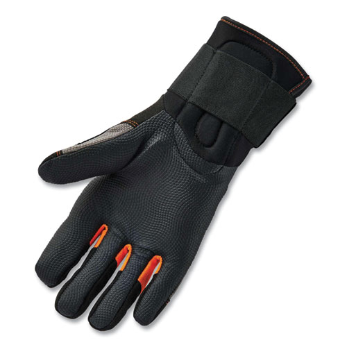 ProFlex 9012 Certified AV Gloves + Wrist Support, Black, 2X-Large, Pair, Ships in 1-3 Business Days