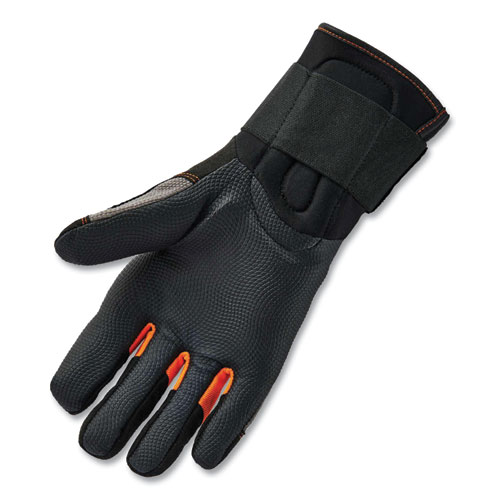 ProFlex 9012 Certified AV Gloves + Wrist Support, Black, X-Large, Pair, Ships in 1-3 Business Days