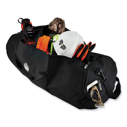 Image of Ergodyne® Arsenal 5020P Gear Duffel Bag, Polyester, Large, 14 X 35 X 14, Black, Ships In 1-3 Business Days
