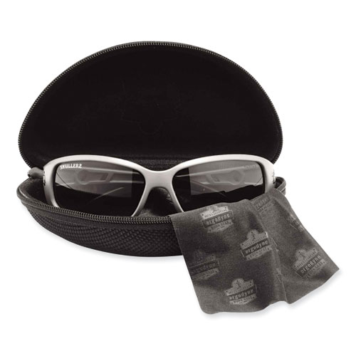Image of Ergodyne® Skullerz 3225 Ballistic Zipper Eyewear Case, 7.5 X 5 X 2,  Black, Ships In 1-3 Business Days
