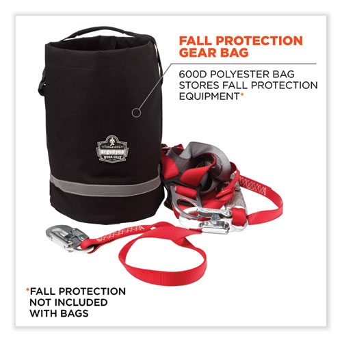 Image of Ergodyne® Arsenal 5130 Fall Protection Bag , 10 X 10 X 15, Black, Ships In 1-3 Business Days