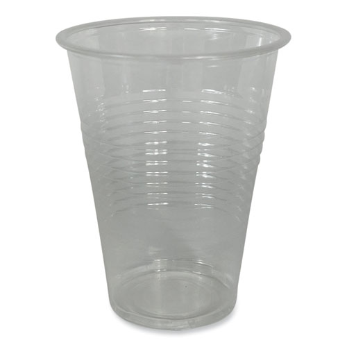 Translucent Plastic Cold Cups, Individually Wrapped, 9 oz, Polypropylene, 1,000/Carton