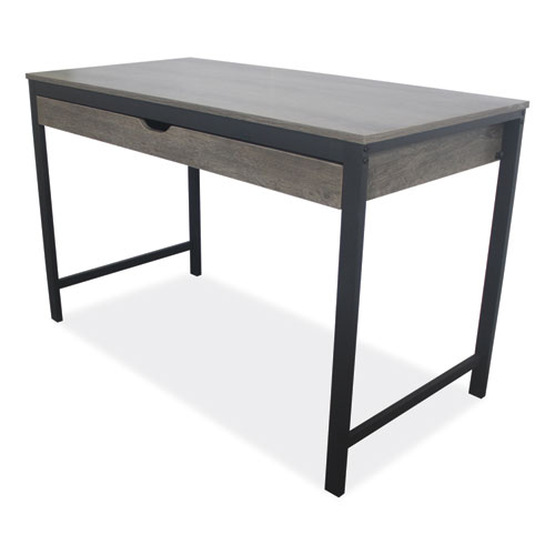 Modern Writing Desk, 47.24" x 23.62" x 29.92", Gray