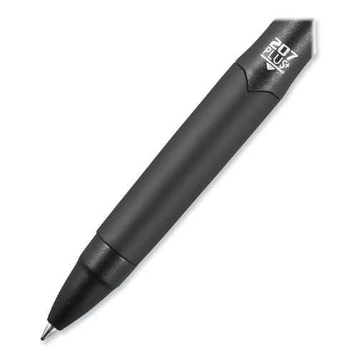 207 Plus+ Gel Pen, Retractable, Medium 0.7 mm, Assorted Inspirational Ink Colors, Black Barrel, 6/Pack