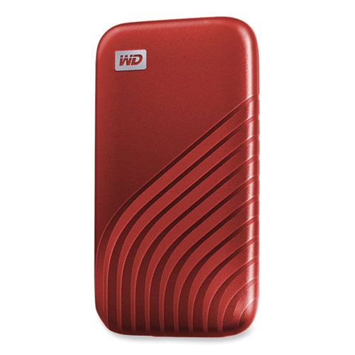 MY PASSPORT External Solid State Drive, 1 TB, USB 3.2, Red