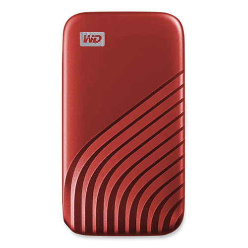 MY PASSPORT External Solid State Drive, 2 TB, USB 3.2, Red