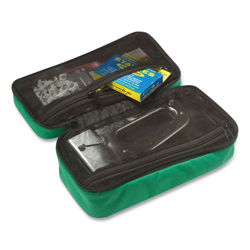 Image of Ergodyne® Arsenal 5875 Large Buddy Organizer, 2 Compartments, 4.5 X 10 X 3.5, Green, Ships In 1-3 Business Days