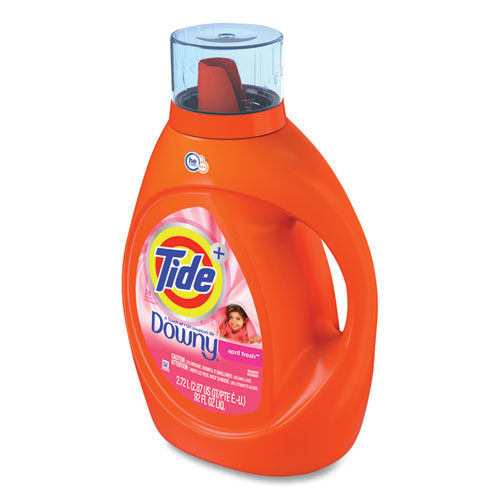 Image of Tide® Touch Of Downy Liquid Laundry Detergent, Original Touch Of Downy Scent, 92 Oz Bottle