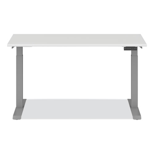 Alera® Adaptivergo Sit-Stand Three-Stage Electric Height-Adjustable Table With Memory Controls, 60" X 24" X 30" To 49", White