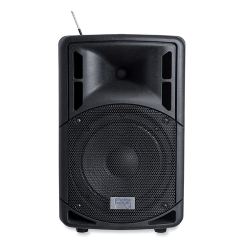 Wireless PA System with Wireless Handheld Microphone, 40 W, Black, Ships in 1-3 Business Days