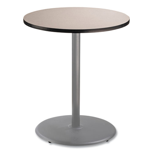 Cafe Table, 36" Diameter x 42h, Round Top/Base, Gray Nebula Top, Gray Base, Ships in 7-10 Business Days