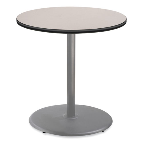 Cafe Table, 36" Diameter x 36h, Round Top/Base, Gray Nebula Top, Gray Base, Ships in 7-10 Business Days