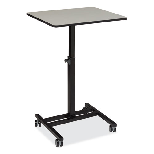 Image of Sit-Stand Student's Desk, 20.75" x 26" x 27.75" to 44.5", Gray Nebula, Ships in 1-3 Business Days