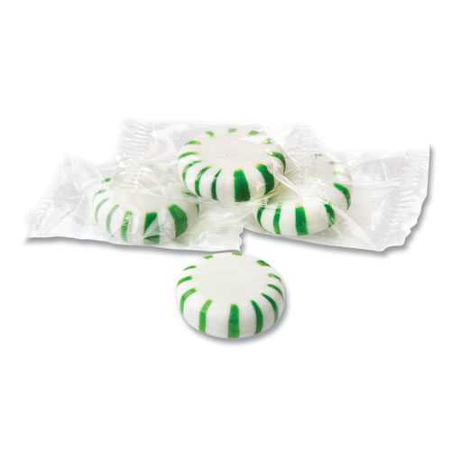 Office Snax® Candy Assortments, Spearmint Candy, 1 lb Bag