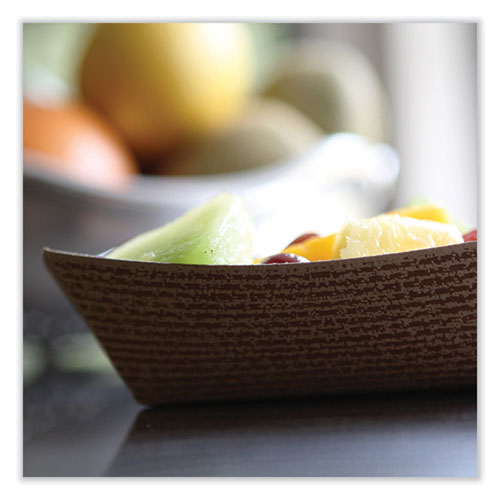 Image of Sct® Hearthstone Food Trays, 1 Lb Capacity, 5.15 X 3.59 X 1.48, Brown, Paper, 1,000/Carton