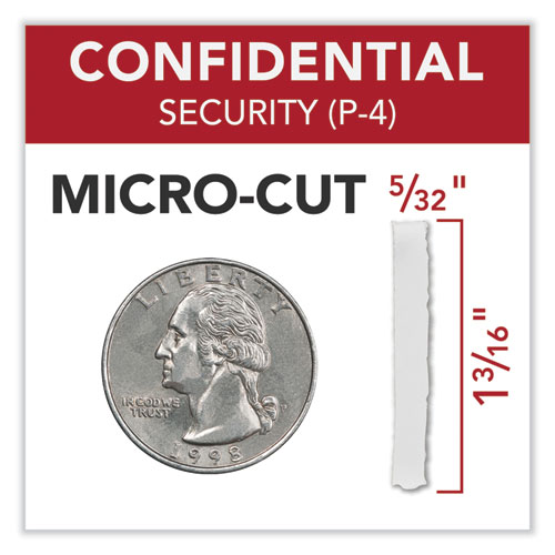 Momentum X26-32 Micro-Cut P-4 Anti-Jam Shredder, 26 Manual Sheet Capacity