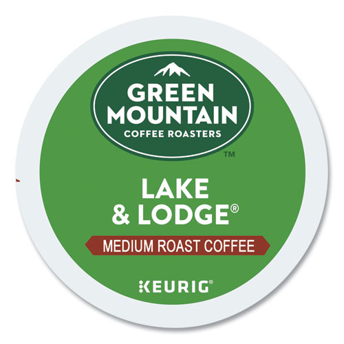 Lake and Lodge Coffee K-Cups, Medium Roast, 96/Carton