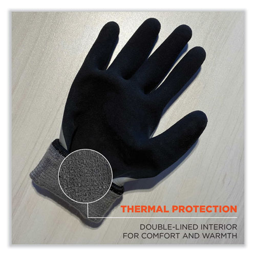 ProFlex 7501 Coated Waterproof Winter Gloves, Gray, X-Large, Pair, Ships in 1-3 Business Days