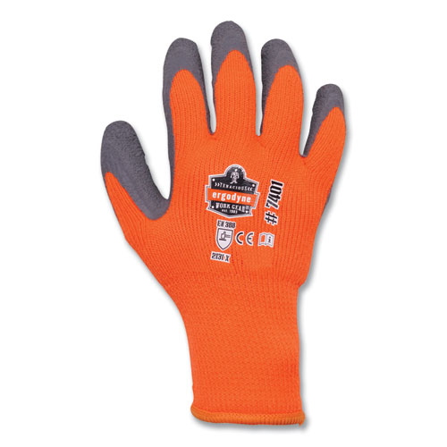 ergodyne® ProFlex 7401-CASE Coated Lightweight Winter Gloves, Orange, 2X-Large, 144 Pairs/Carton, Ships in 1-3 Business Days