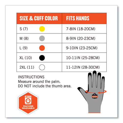 ProFlex 7031-CASE ANSI A3 Nitrile-Coated CR Gloves, Gray, Small, 144 Pairs/Carton, Ships in 1-3 Business Days
