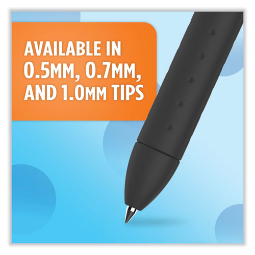 InkJoy Gel Pen, Retractable, Fine 0.5 mm, Assorted Ink and Barrel Colors, 8/Pack