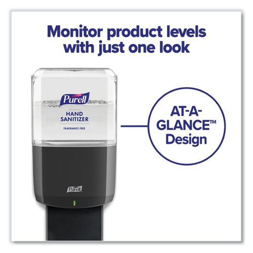 Image of Purell® Es8 Touch Free Hand Sanitizer Dispenser, 1,200 Ml, 5.25 X 8.56 X 12.13, Graphite