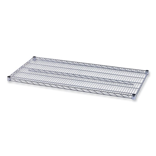 Industrial Wire Shelving Extra Wire Shelves, 48w x 24d, Silver, 2 Shelves/Carton