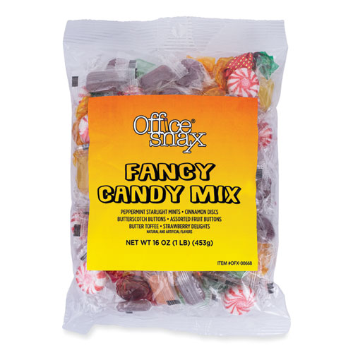 Office Snax® Candy Assortments, Fancy Candy Mix, 1 Lb Bag