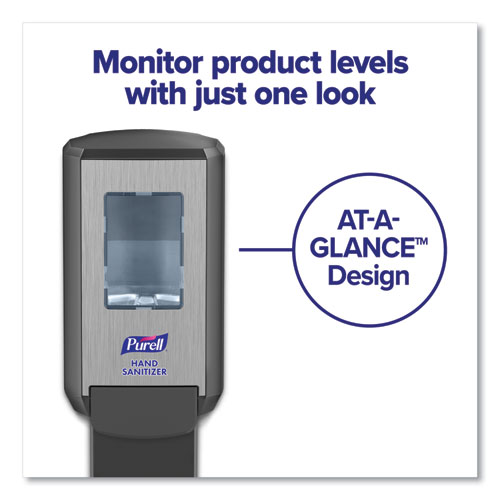 Image of Purell® Cs4 Hand Sanitizer Dispenser, 1,200 Ml, 4.88 X 8.19 X 11.38, Graphite