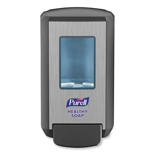 Image of Purell® Cs4 Soap Push-Style Dispenser, 1,250 Ml, 4.88 X 8.8 X 11.38, Graphite