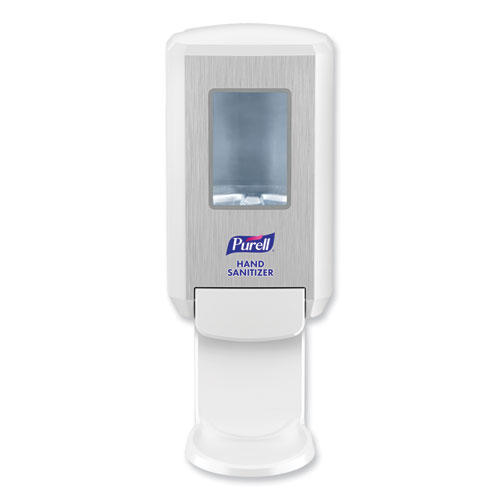 Image of CS4 Hand Sanitizer Dispenser, 1,200 mL, 6.12 x 4.48 x 10.81, White
