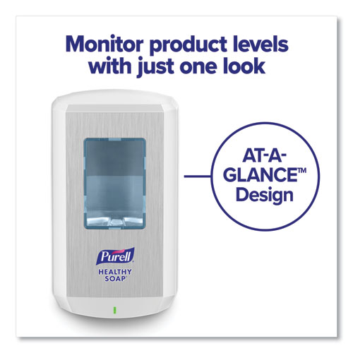 Image of Purell® Cs6 Soap Touch-Free Dispenser, 1,200 Ml, 4.88 X 8.8 X 11.38, White