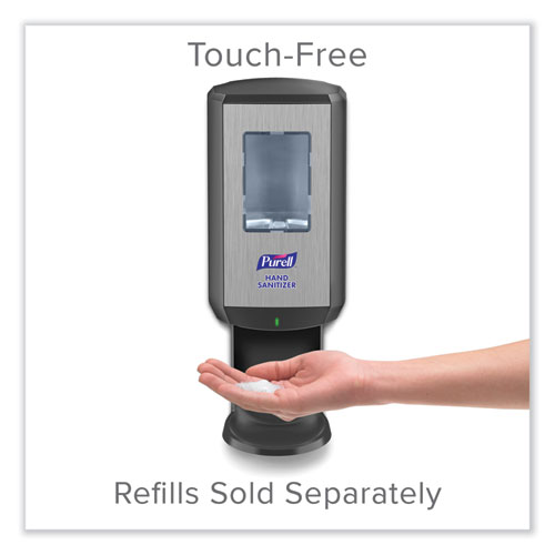 Image of Purell® Cs6 Hand Sanitizer Dispenser, 1,200 Ml, 5.79 X 3.93 X 15.64, Graphite