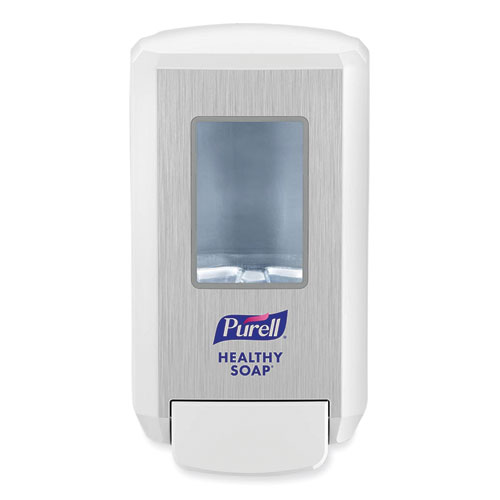CS4 Soap Push-Style Dispenser, 1,250 mL, 4.88 x 8.8 x 11.38, White