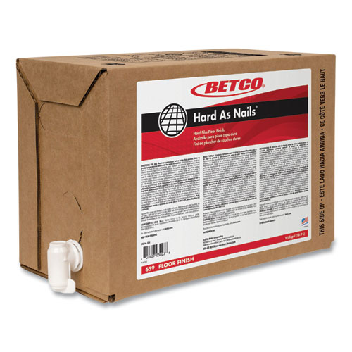 Betco® Hard as Nails Floor Finish, 5 gal Bag-in-Box