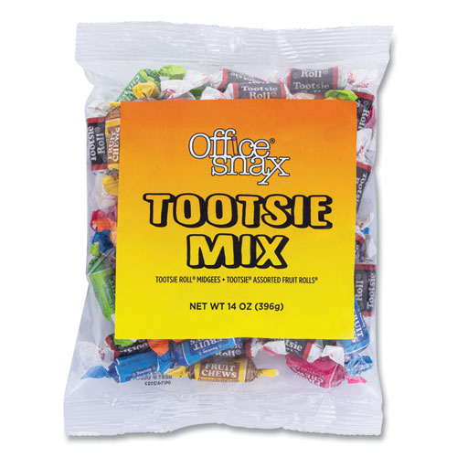 Office Snax® Tootsie Roll Assortment, 14 Oz Bag