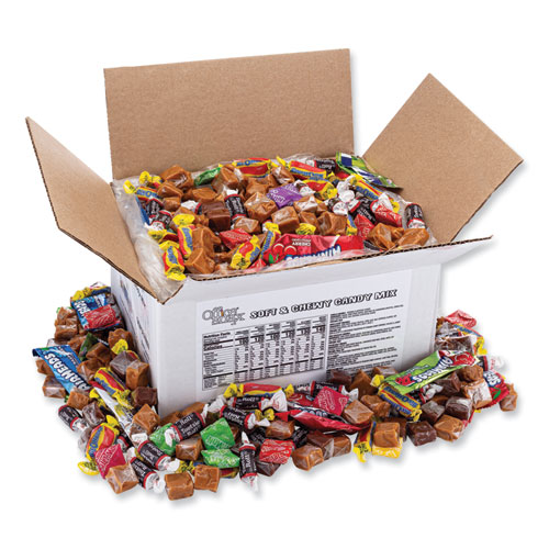 Image of Office Snax® Candy Assortments, Soft And Chewy Candy Mix, 5 Lb Carton