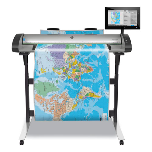 DesignJet SD Pro 2 44" Scanner, Scans Up to 44" Wide, 1200 dpi Optical Resolution, TAA Compliant