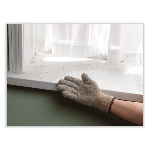 Image of Master Caster® Cleangreen Microfiber Dusting Gloves, 5" X 10, Pair