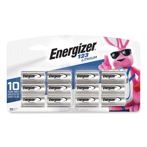 Duracell 123 Lithium Battery — 4-Pack, Model# DURDL123AB4PK
